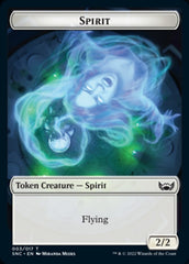 Devil // Spirit Double-Sided Token [Streets of New Capenna Tokens] | Galaxy Games LLC