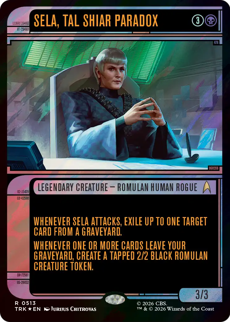 Sela, Tal Shiar Paradox (Showcase) (Surge Foil) [Star Trek] | Galaxy Games LLC