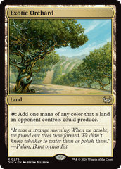 Exotic Orchard [Duskmourn: House of Horror Commander] | Galaxy Games LLC