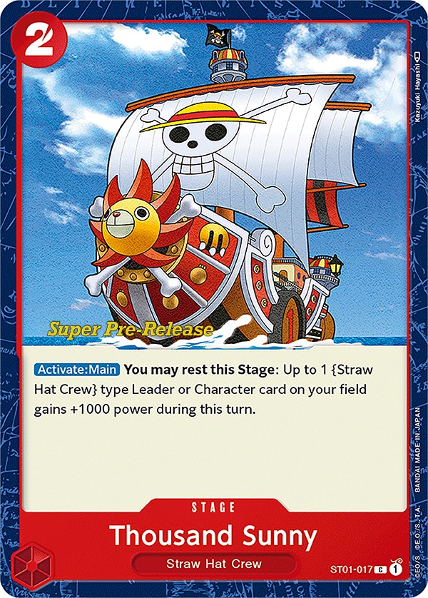 Thousand Sunny [Super Pre-Release Starter Deck: Straw Hat Crew] | Galaxy Games LLC