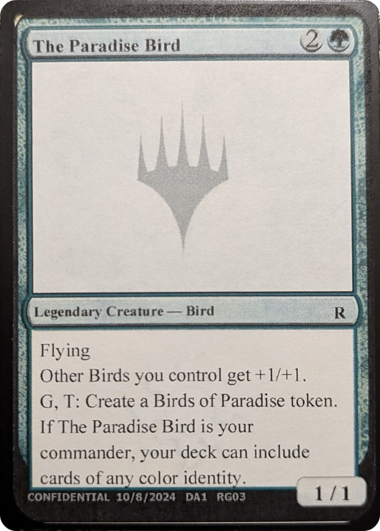 The Paradise Bird [Mystery Booster 2 Playtest Cards] | Galaxy Games LLC