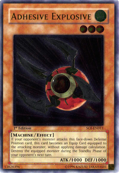 Adhesive Explosive (UTR) [SOI-EN011] Ultimate Rare | Galaxy Games LLC