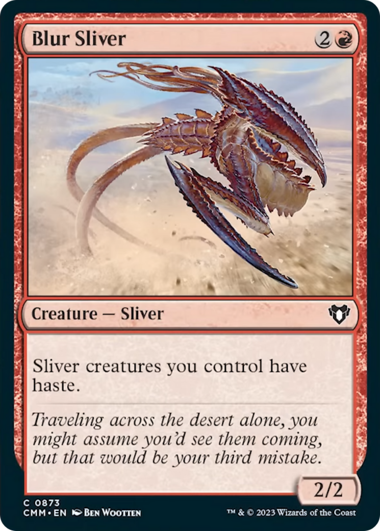 Blur Sliver [Commander Masters] | Galaxy Games LLC