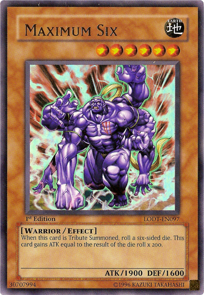 Maximum Six [LODT-EN097] Ultra Rare | Galaxy Games LLC
