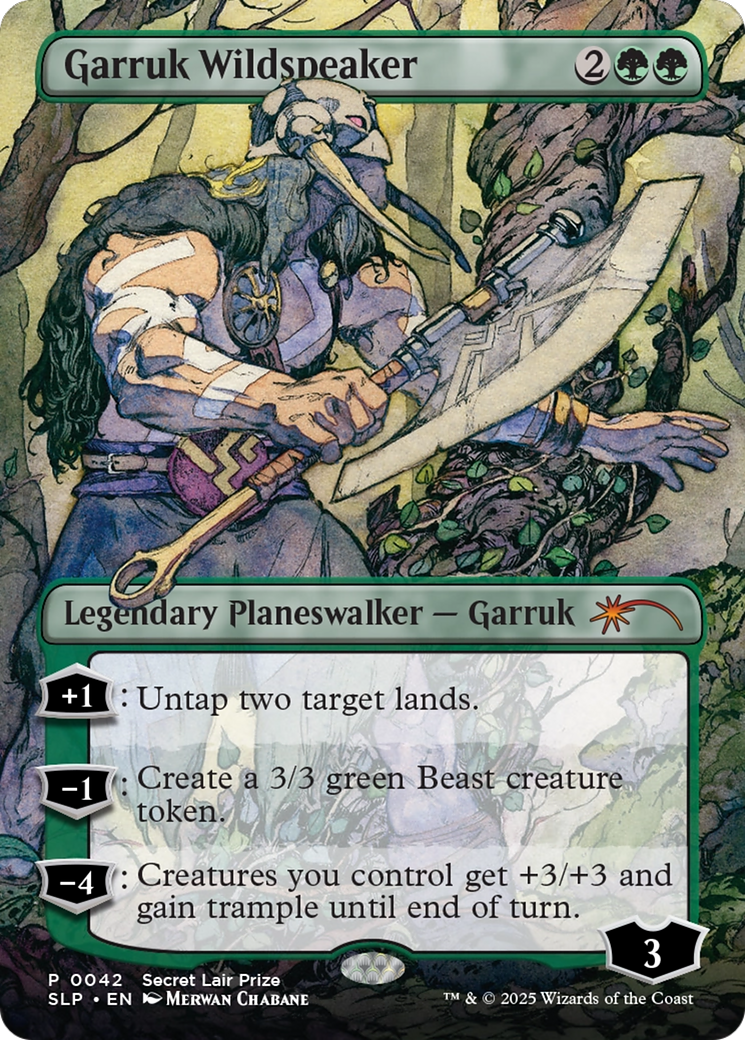 Garruk Wildspeaker [Secret Lair Showdown] | Galaxy Games LLC