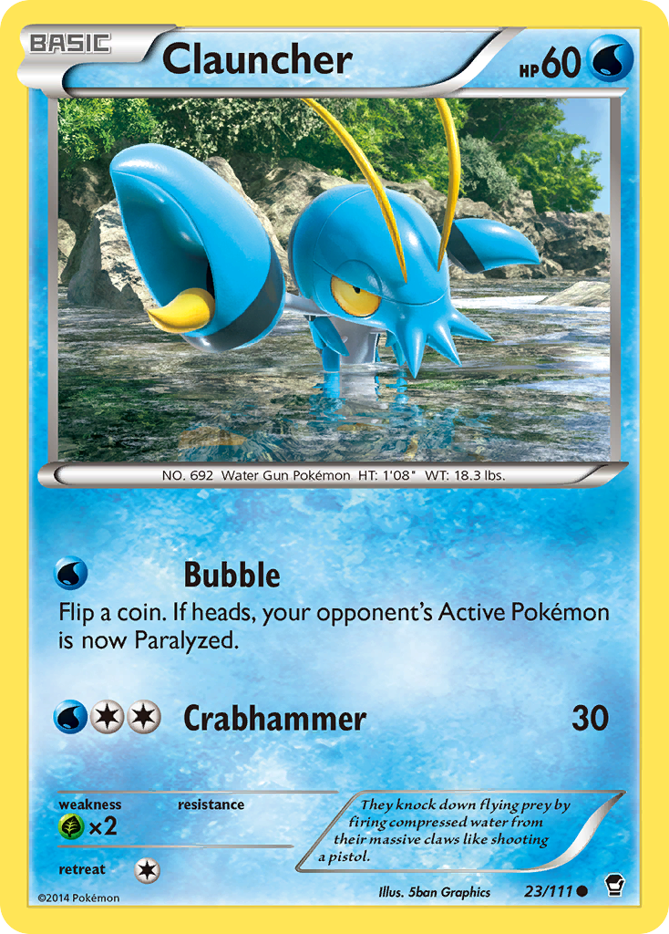 Clauncher (23/111) [XY: Furious Fists] | Galaxy Games LLC