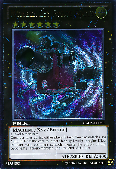 Number 25: Force Focus [GAOV-EN045] Ultimate Rare | Galaxy Games LLC