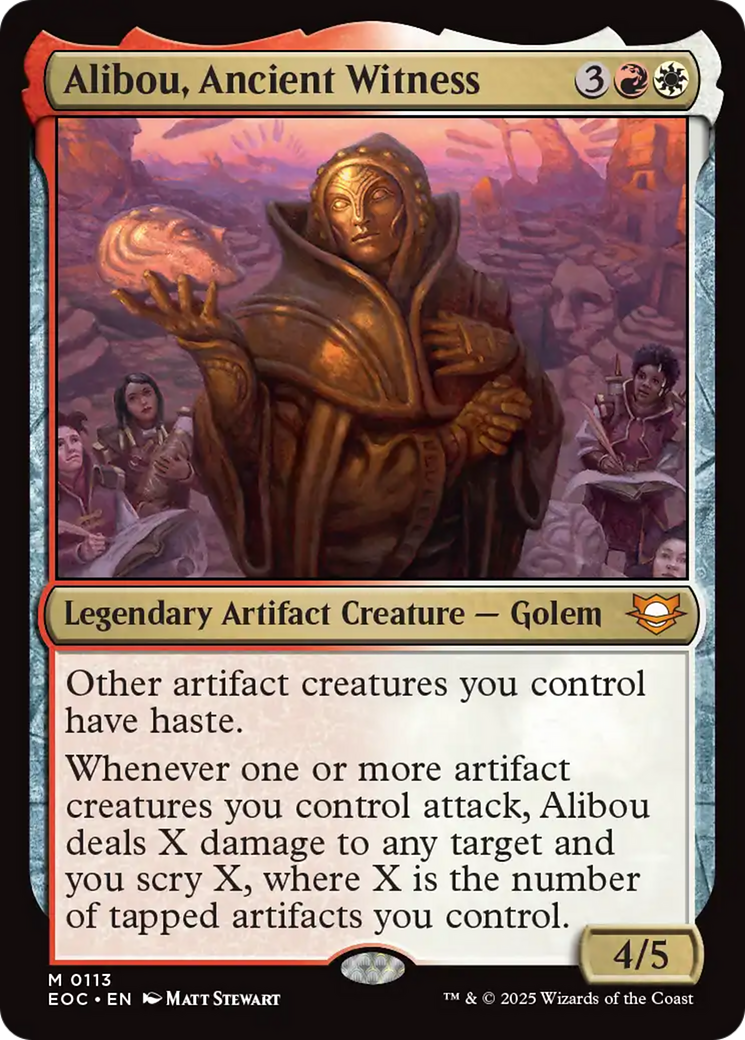 Alibou, Ancient Witness [Edge of Eternities Commander] | Galaxy Games LLC