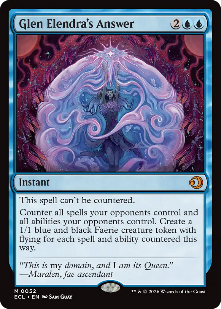 Glen Elendra's Answer [Lorwyn Eclipsed] | Galaxy Games LLC