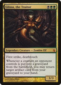 Glissa, the Traitor (Mirrodin Besieged) [Oversize Cards] | Galaxy Games LLC