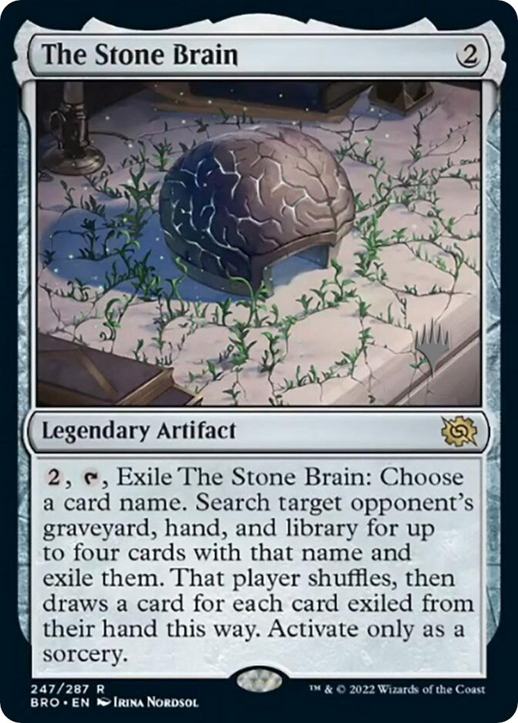 The Stone Brain (Promo Pack) [The Brothers' War Promos] | Galaxy Games LLC