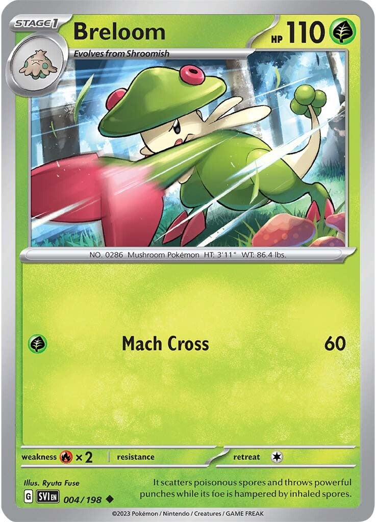 Breloom (004/198) [Scarlet & Violet: Base Set] | Galaxy Games LLC