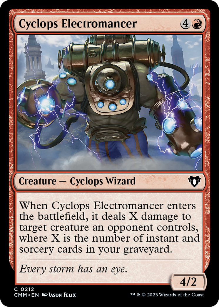 Cyclops Electromancer [Commander Masters] | Galaxy Games LLC