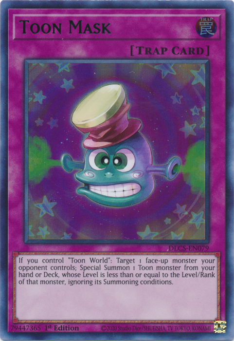 Toon Mask (Purple) [DLCS-EN079] Ultra Rare | Galaxy Games LLC