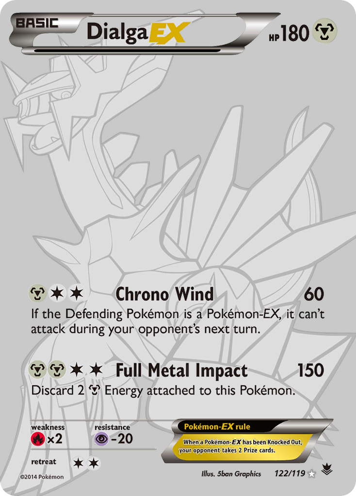 Dialga EX (122/119) [XY: Phantom Forces] | Galaxy Games LLC