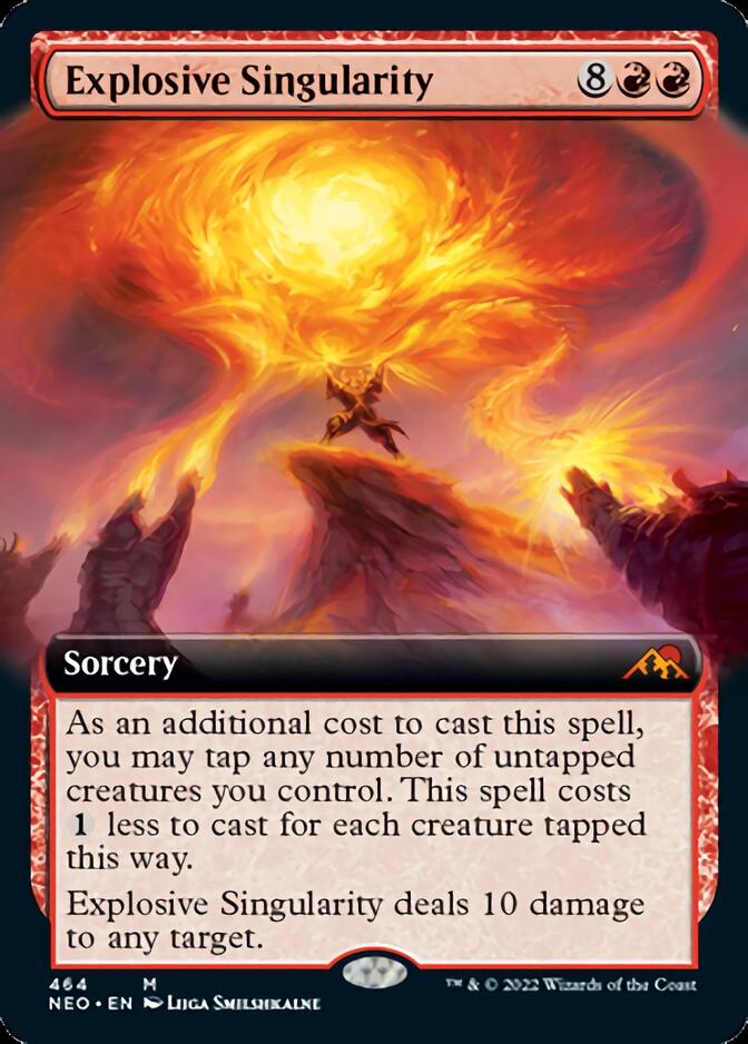 Explosive Singularity (Extended Art) [Kamigawa: Neon Dynasty] | Galaxy Games LLC