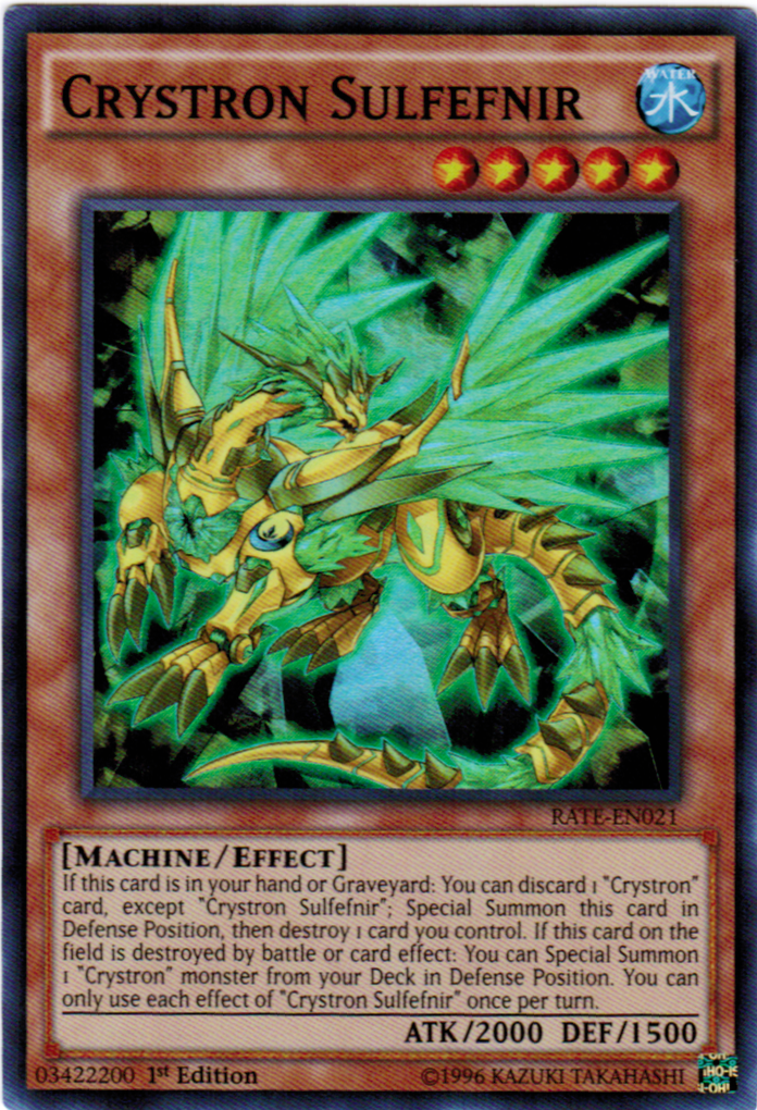 Crystron Sulfefnir [RATE-EN021] Super Rare | Galaxy Games LLC