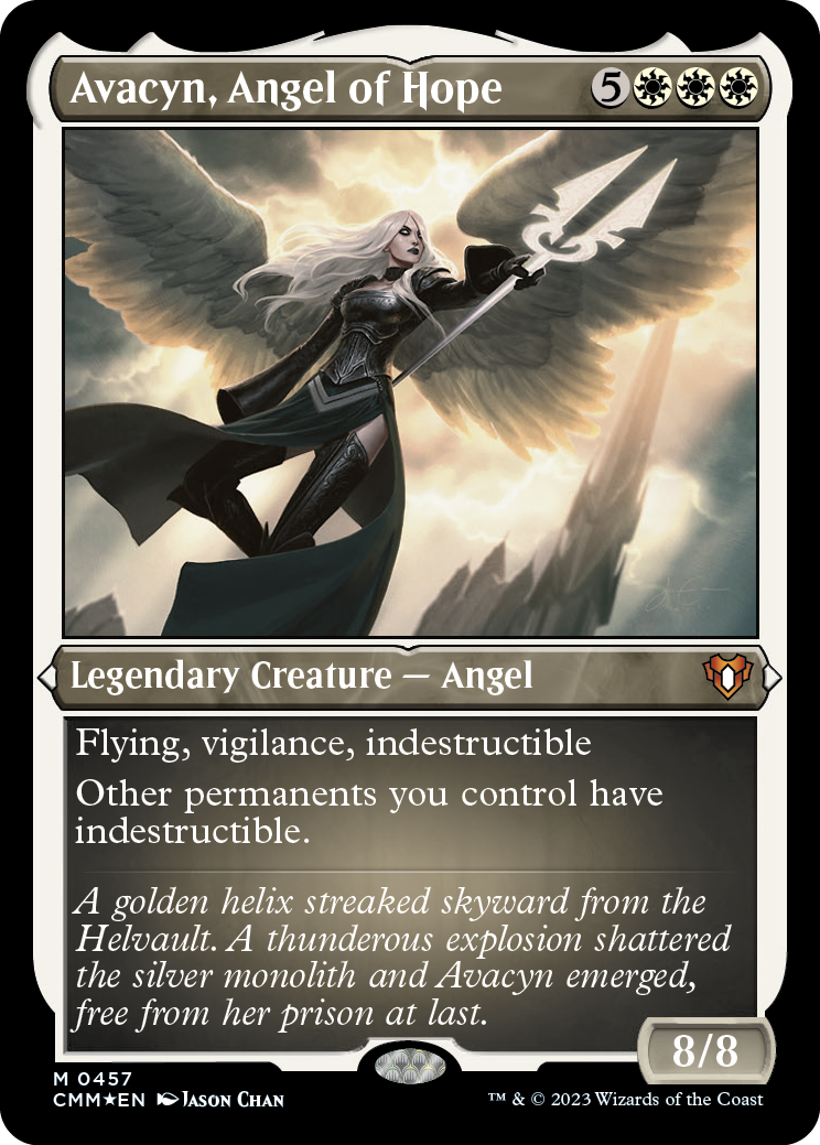 Avacyn, Angel of Hope (Foil Etched) [Commander Masters] | Galaxy Games LLC