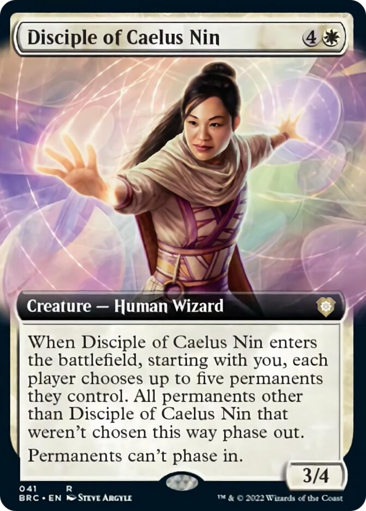 Disciple of Caelus Nin (Extended Art) [The Brothers' War Commander] | Galaxy Games LLC