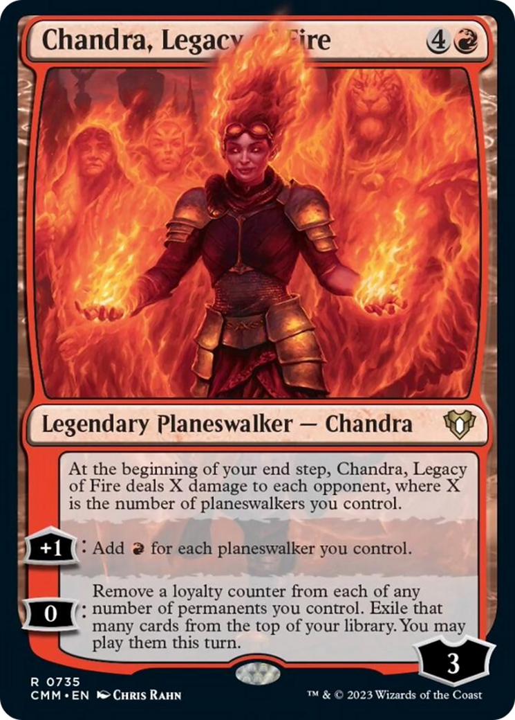 Chandra, Legacy of Fire [Commander Masters] | Galaxy Games LLC