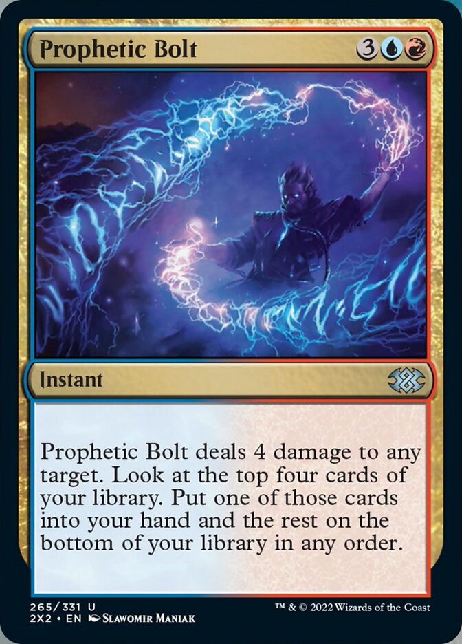 Prophetic Bolt [Double Masters 2022] | Galaxy Games LLC