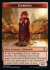 Elemental (018) // Copy Double-Sided Token [Streets of New Capenna Commander Tokens] | Galaxy Games LLC