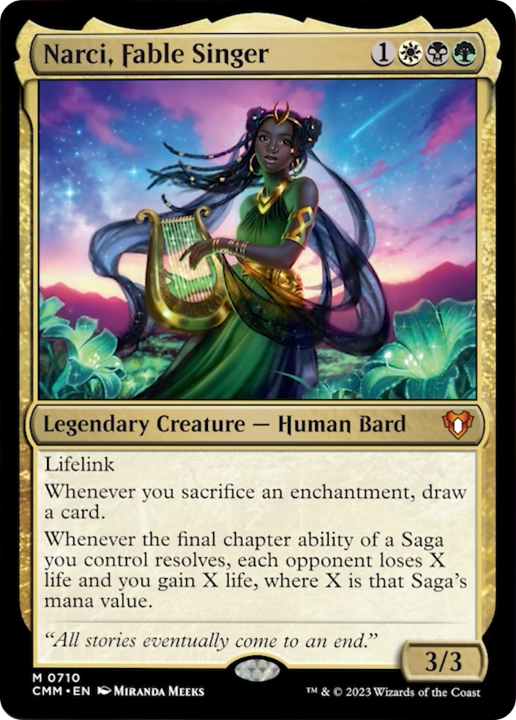 Narci, Fable Singer [Commander Masters] | Galaxy Games LLC