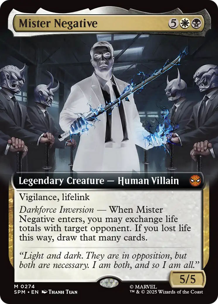 Mister Negative (Extended Art) [Marvel's Spider-Man] | Galaxy Games LLC