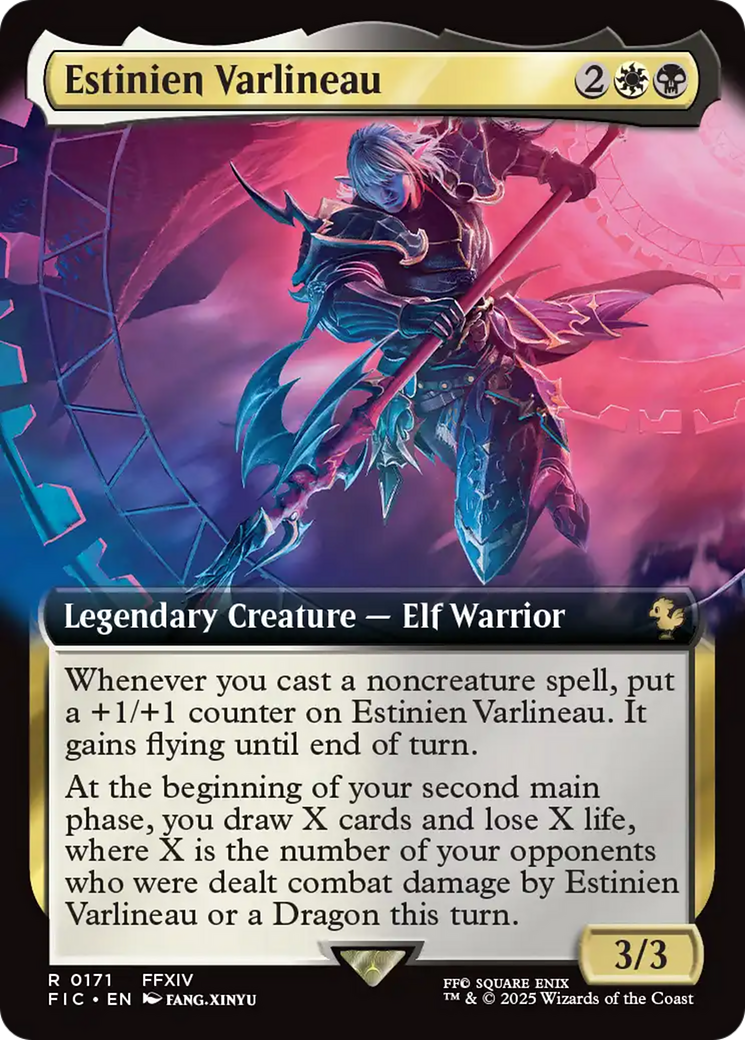 Estinien Varlineau (Extended Art) [FINAL FANTASY Commander] | Galaxy Games LLC