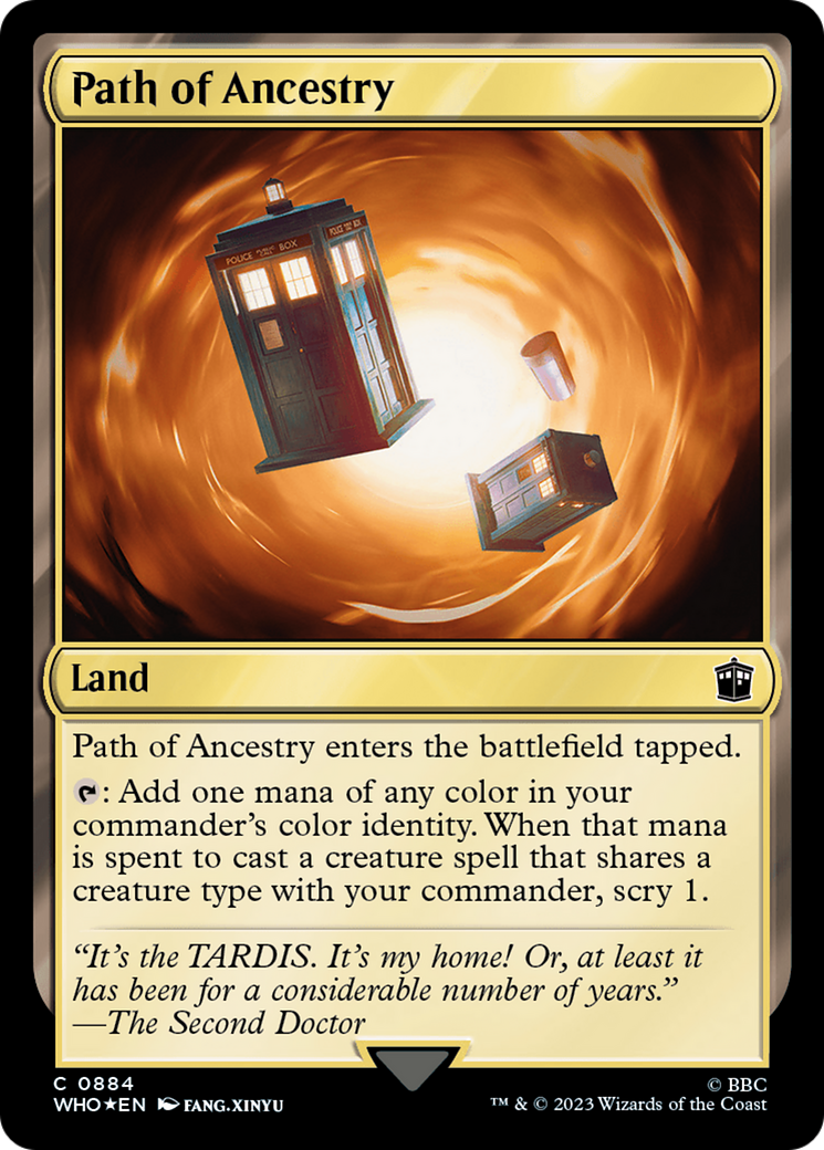 Path of Ancestry (Surge Foil) [Doctor Who] | Galaxy Games LLC