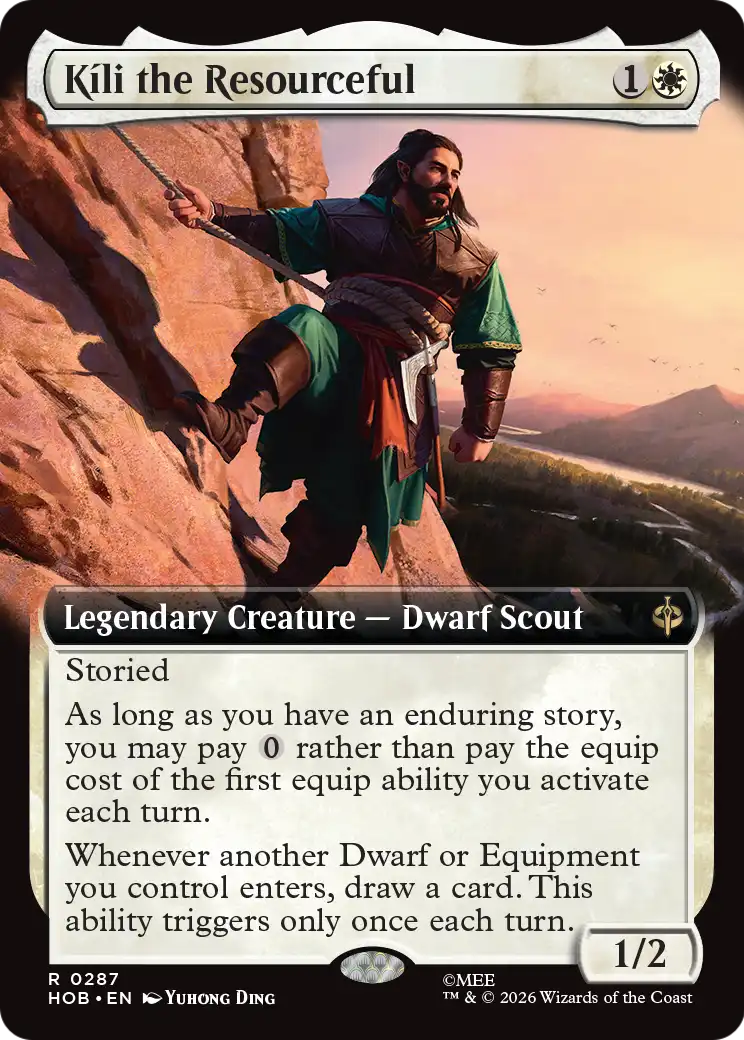 Kili the Resourceful (Extended Art) [The Hobbit] | Galaxy Games LLC