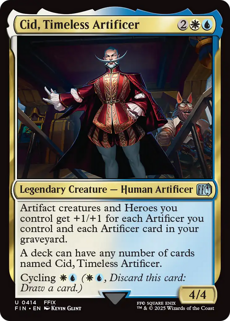Cid, Timeless Artificer (0414) [FINAL FANTASY] | Galaxy Games LLC