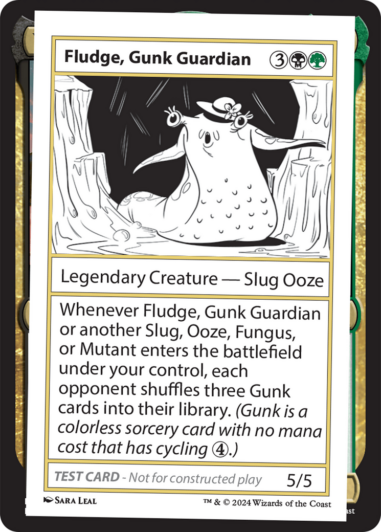 Fludge, Gunk Guardian [Mystery Booster 2 Playtest Cards] | Galaxy Games LLC