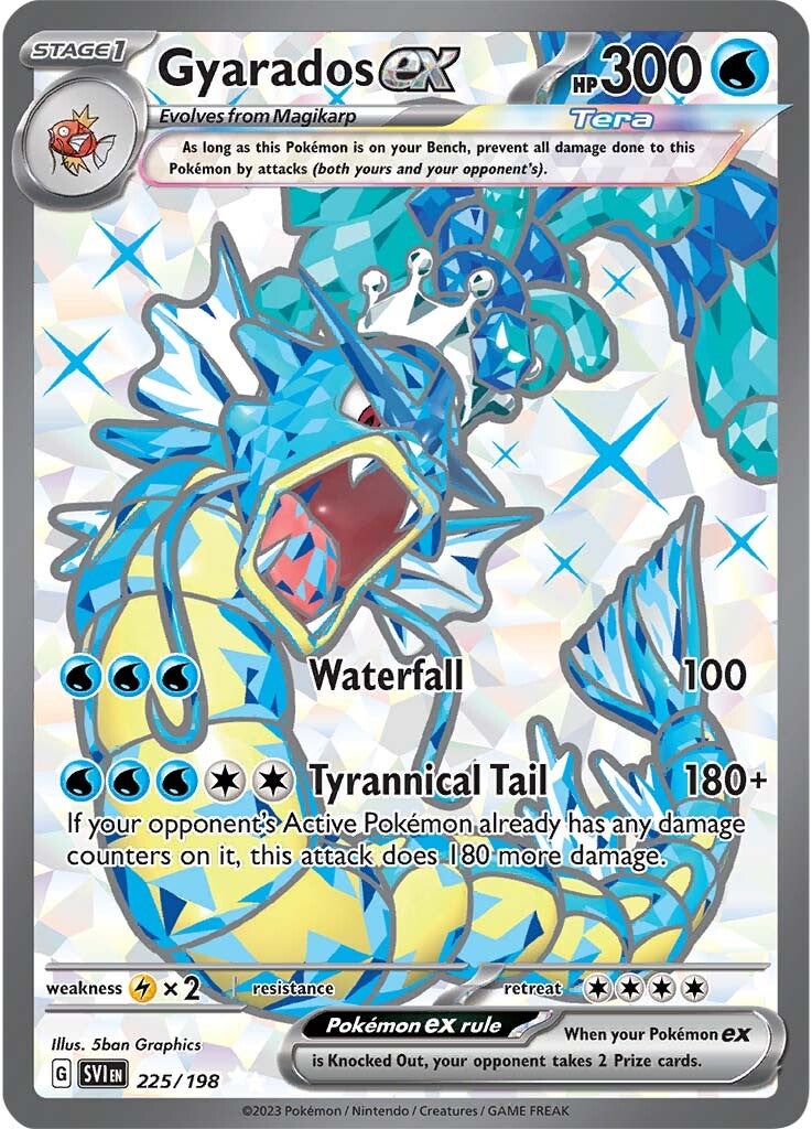 Gyarados ex (225/198) [Scarlet & Violet: Base Set] | Galaxy Games LLC