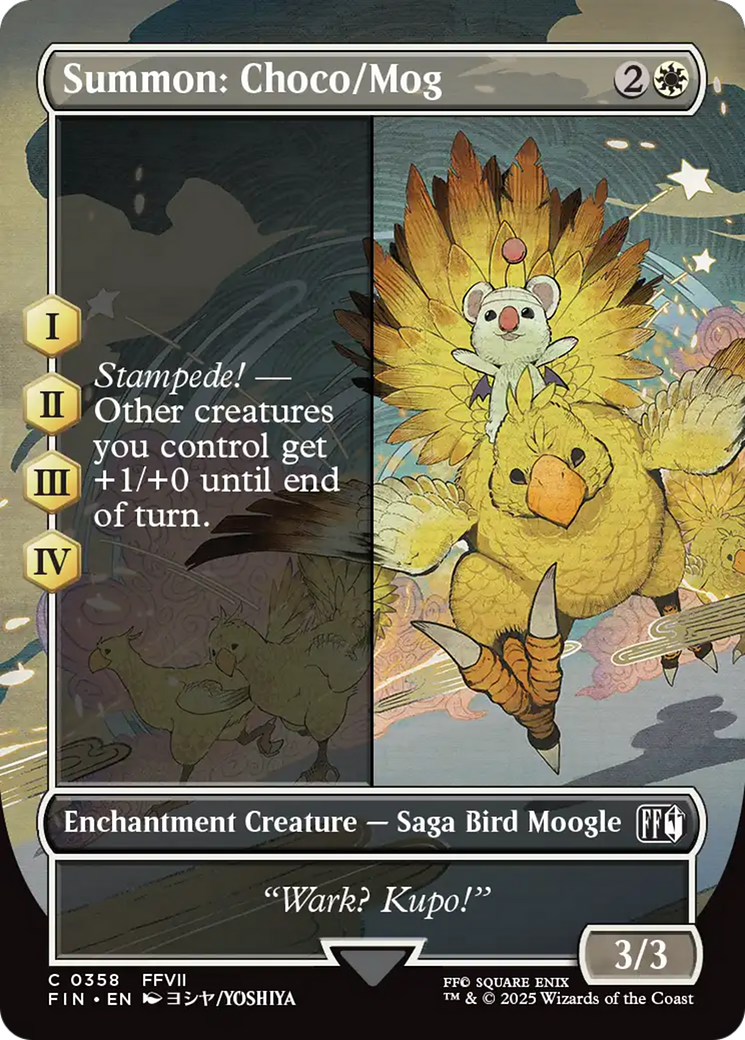 Summon: Choco/Mog (Borderless) [FINAL FANTASY] | Galaxy Games LLC