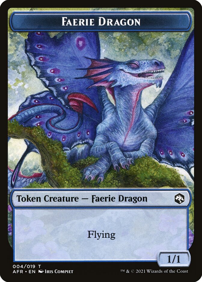 Devil // Faerie Dragon Double-Sided Token [Dungeons & Dragons: Adventures in the Forgotten Realms Tokens] | Galaxy Games LLC