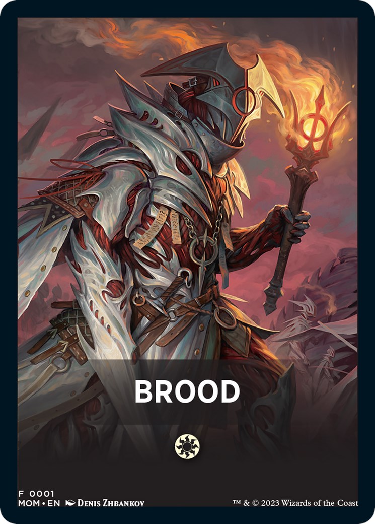 Brood Theme Card [March of the Machine Tokens] | Galaxy Games LLC