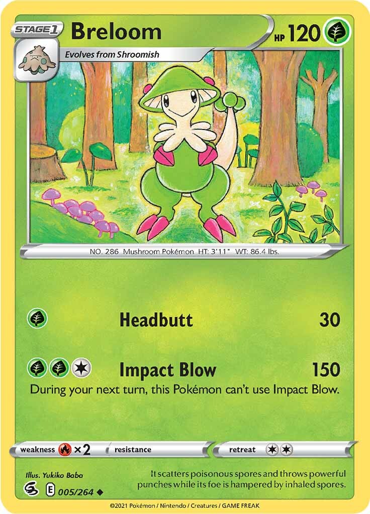 Breloom (005/264) [Sword & Shield: Fusion Strike] | Galaxy Games LLC