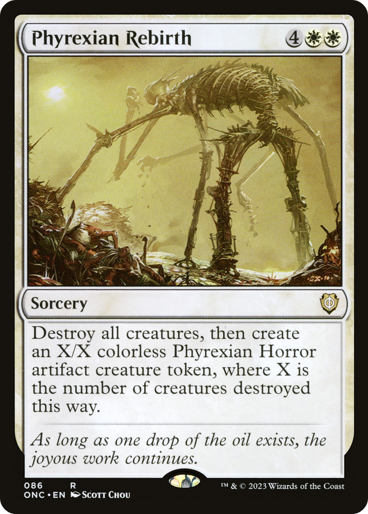 Phyrexian Rebirth [Phyrexia: All Will Be One Commander] | Galaxy Games LLC