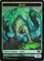 Elf Druid // Beast (020/036) Double-Sided Token [Commander 2014 Tokens] | Galaxy Games LLC