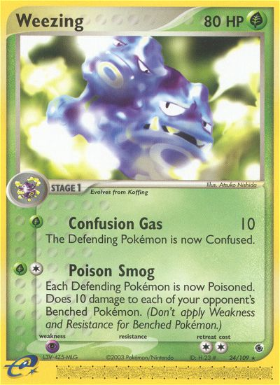 Weezing (24/109) [EX: Ruby & Sapphire] | Galaxy Games LLC