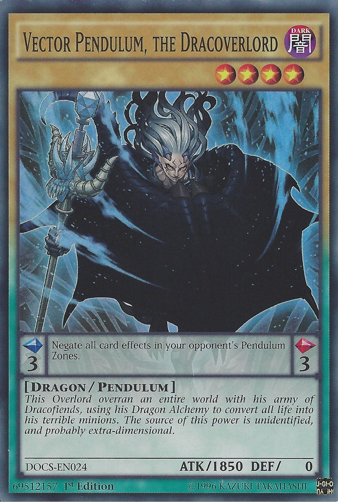 Vector Pendulum, the Dracoverlord [DOCS-EN024] Super Rare | Galaxy Games LLC