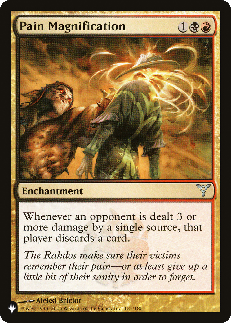 Pain Magnification [The List] | Galaxy Games LLC