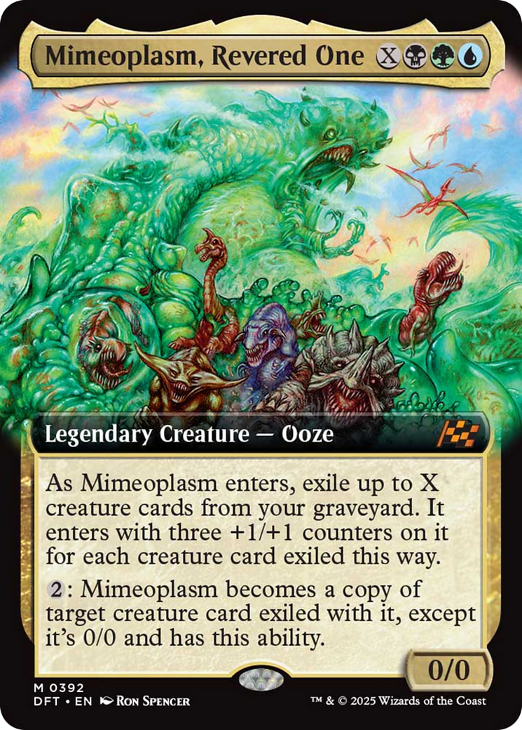 Mimeoplasm, Revered One (Extended Art) [Aetherdrift] | Galaxy Games LLC