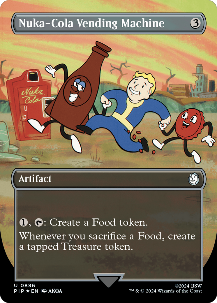 Nuka-Cola Vending Machine (Borderless) (Surge Foil) [Fallout] | Galaxy Games LLC