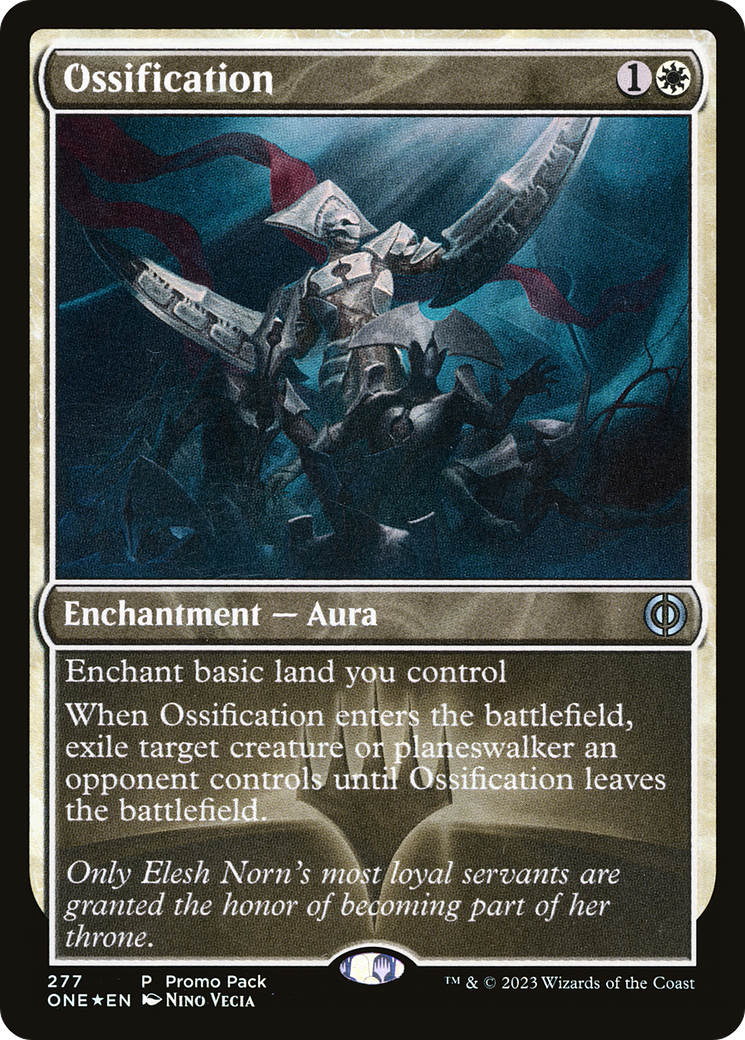 Ossification (Promo Pack) [Phyrexia: All Will Be One Promos] | Galaxy Games LLC