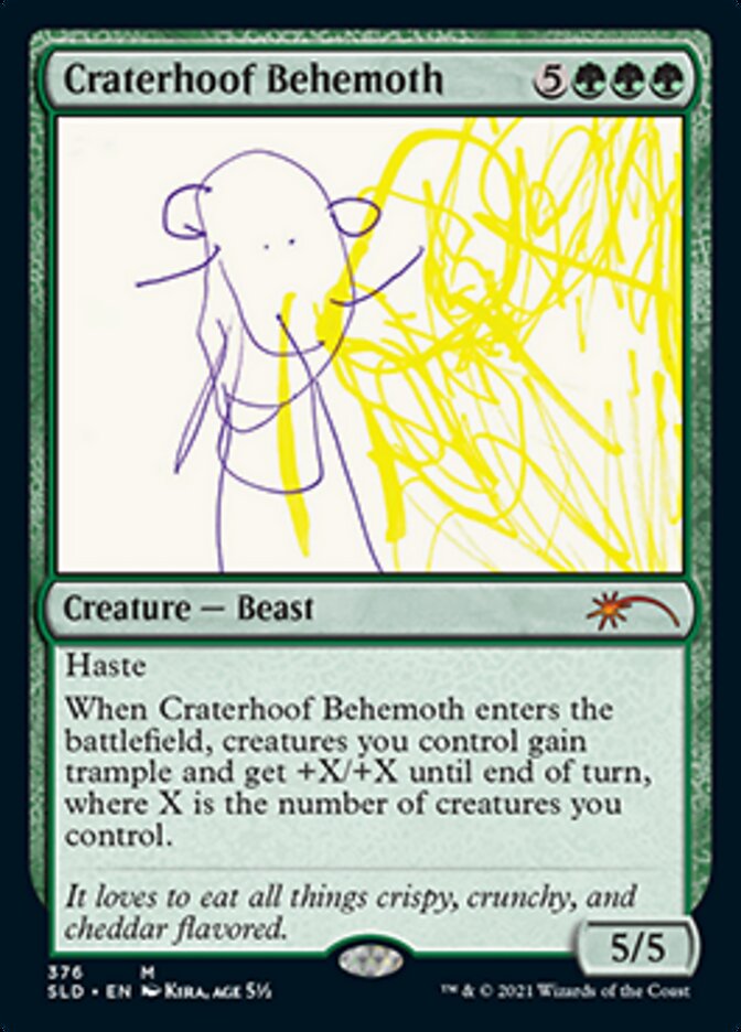 Craterhoof Behemoth (376) [Secret Lair Drop Series] | Galaxy Games LLC