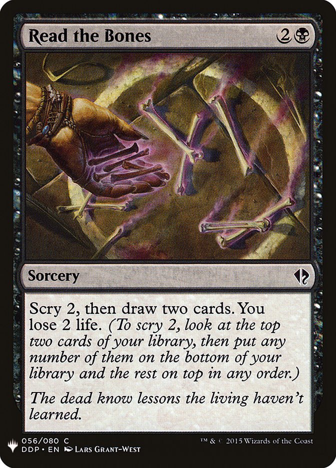 Read the Bones [Mystery Booster] | Galaxy Games LLC
