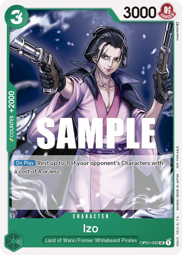 Izo (Tournament Pack Vol. 2) [One Piece Promotion Cards] | Galaxy Games LLC