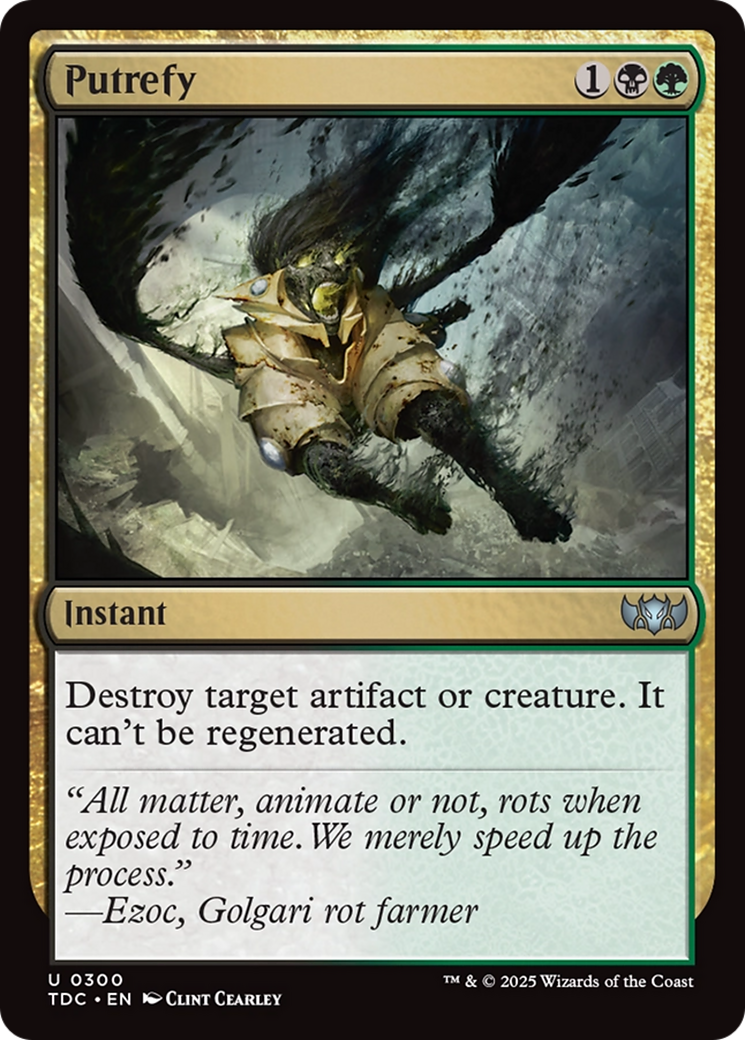 Putrefy [Tarkir: Dragonstorm Commander] | Galaxy Games LLC